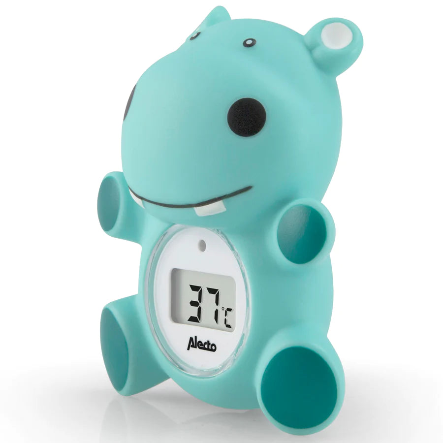 Grappige nijlpaard badthermometer
