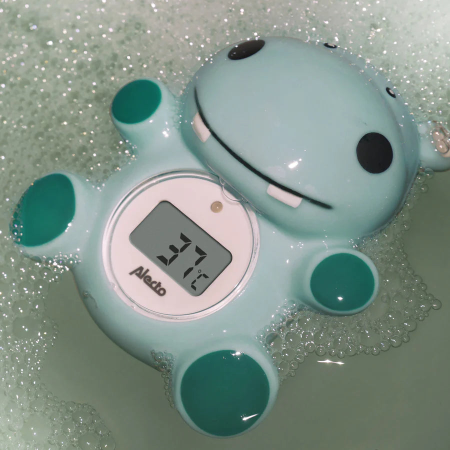 Grappige nijlpaard badthermometer